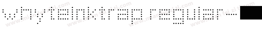 whytelnktrap regular字体转换